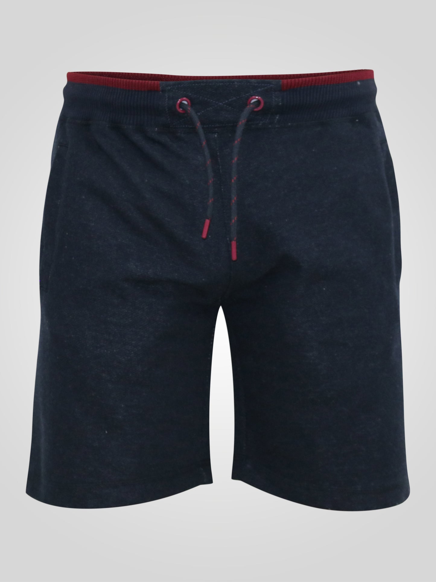 TUNSTALL -D555 Denim Blue Marl Elasticated Waist Loop Back Shorts