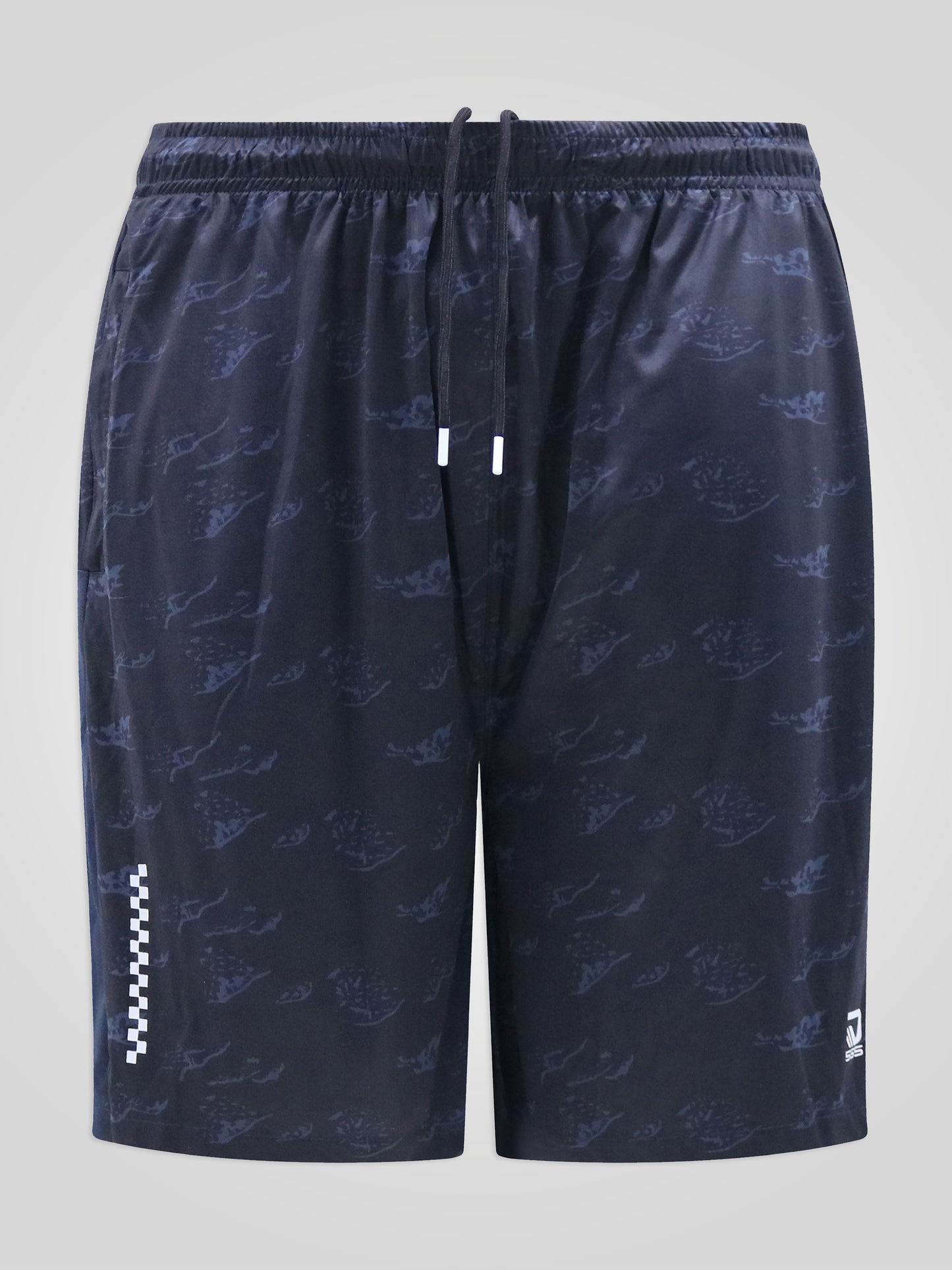 WOKING-D555 Navy Blue Dry Wear Lightweight Performance Stretch Shorts