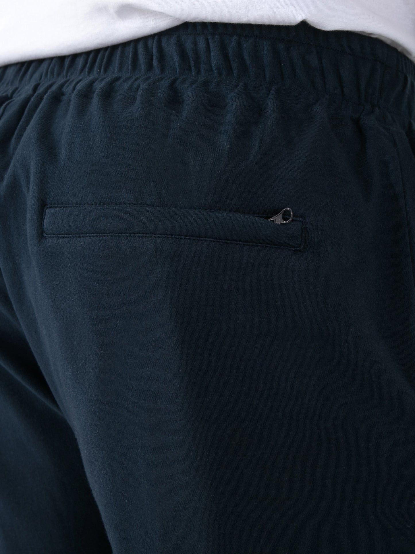 MITCHELL2 -D555 Navy Blue Elasticated Waist Stretch Shorts