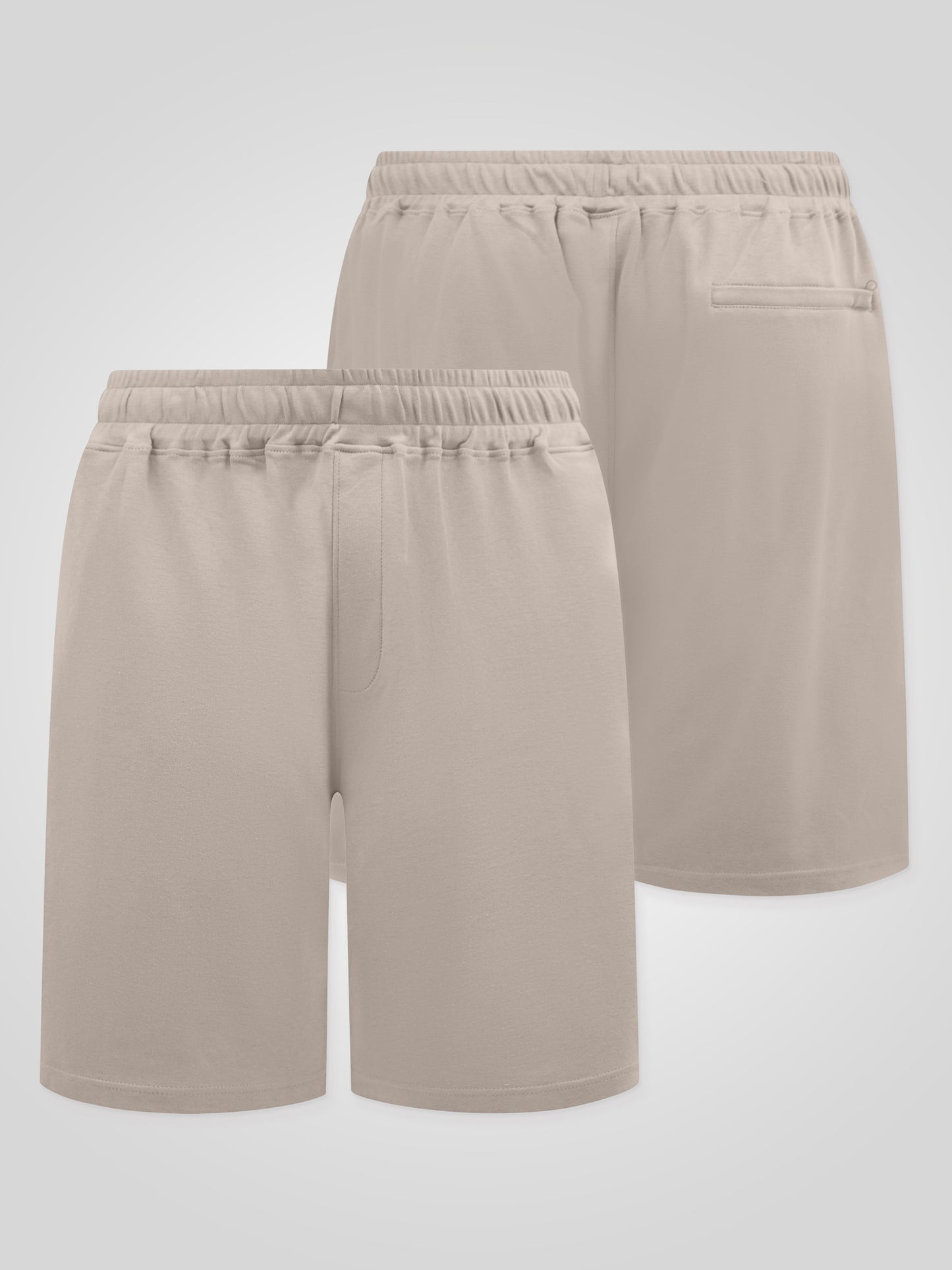 MITCHELL 3 -D555 Stone Elasticated Waist Stretch Shorts