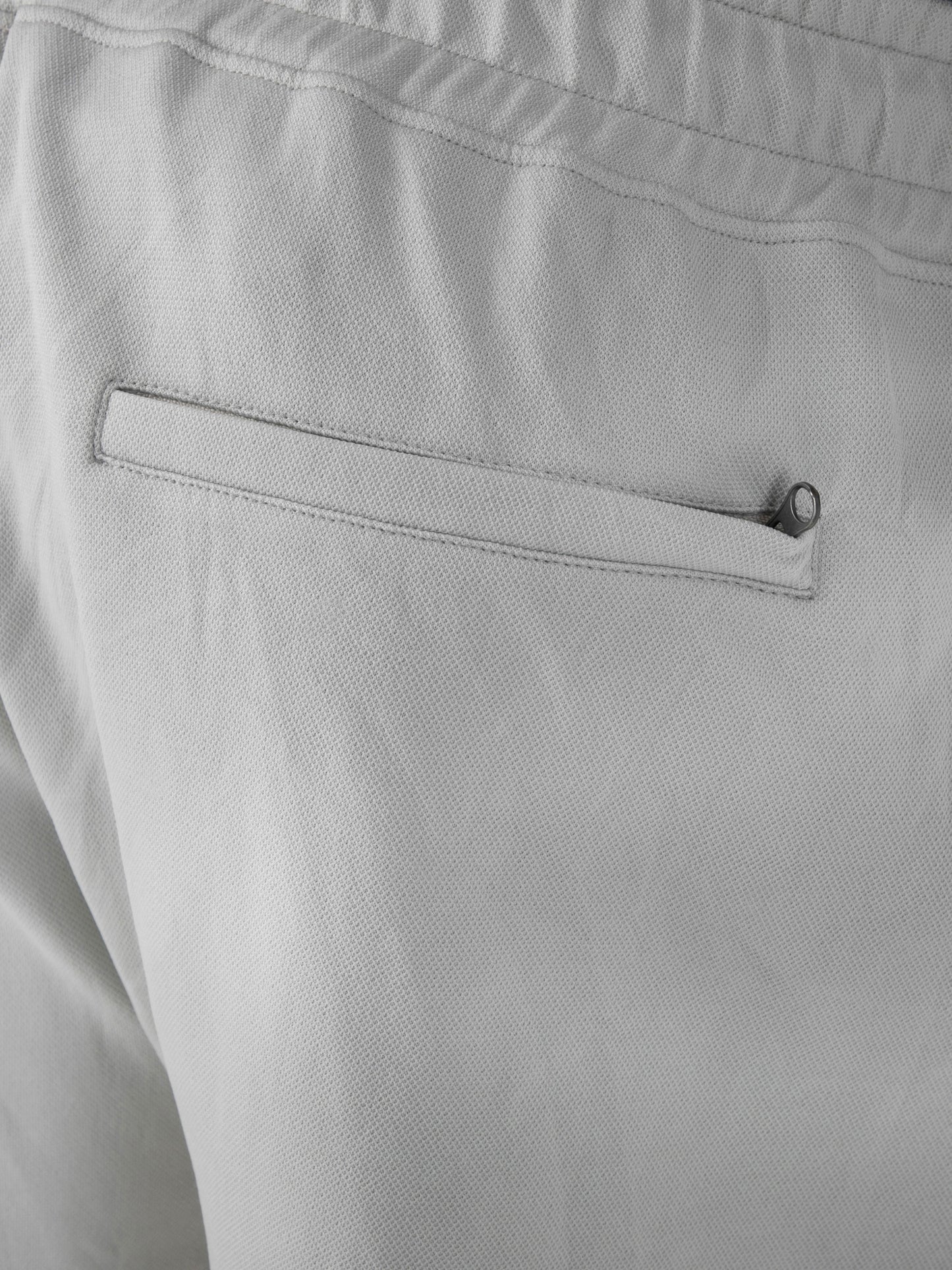 TURNER -D555 Stone Stretch Pique Elasticated Waist Shorts With Pin Tuck Front