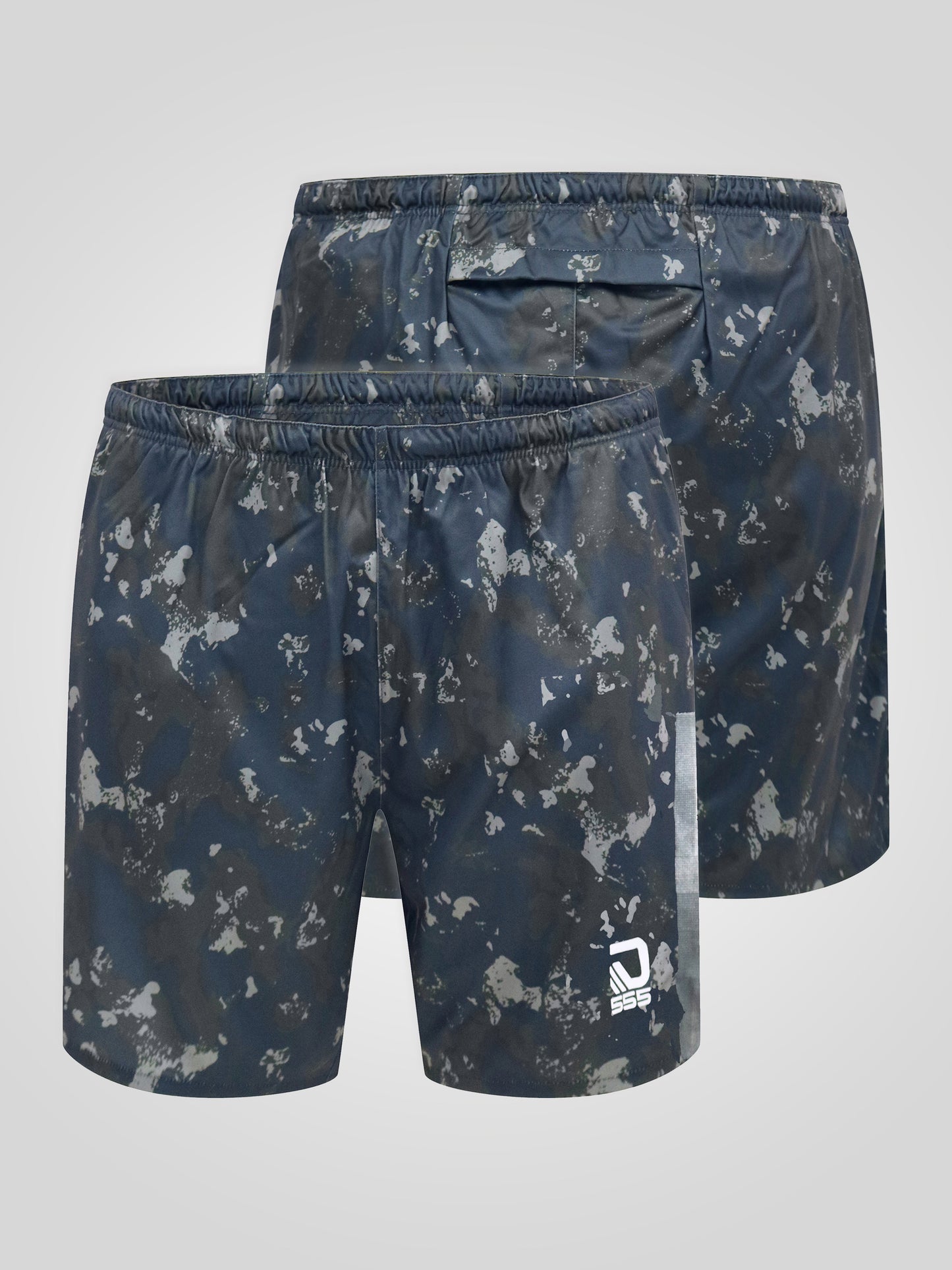 COLLINS -D555 Green Camouflage Dry Wear Elasticated Short with Compression Lining