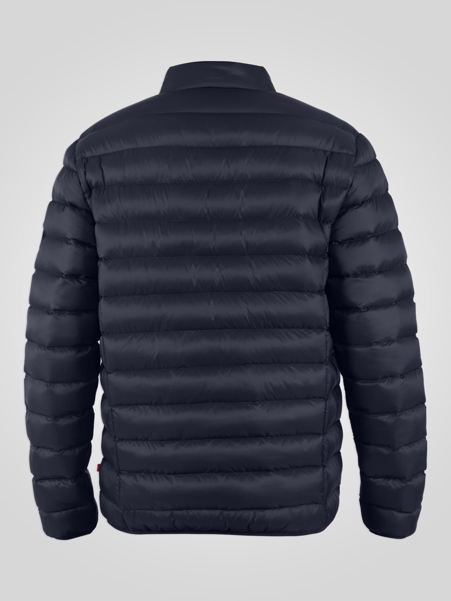 ROWLAND -D555 Navy Blue Puffer Jacket with Sleeve Patch