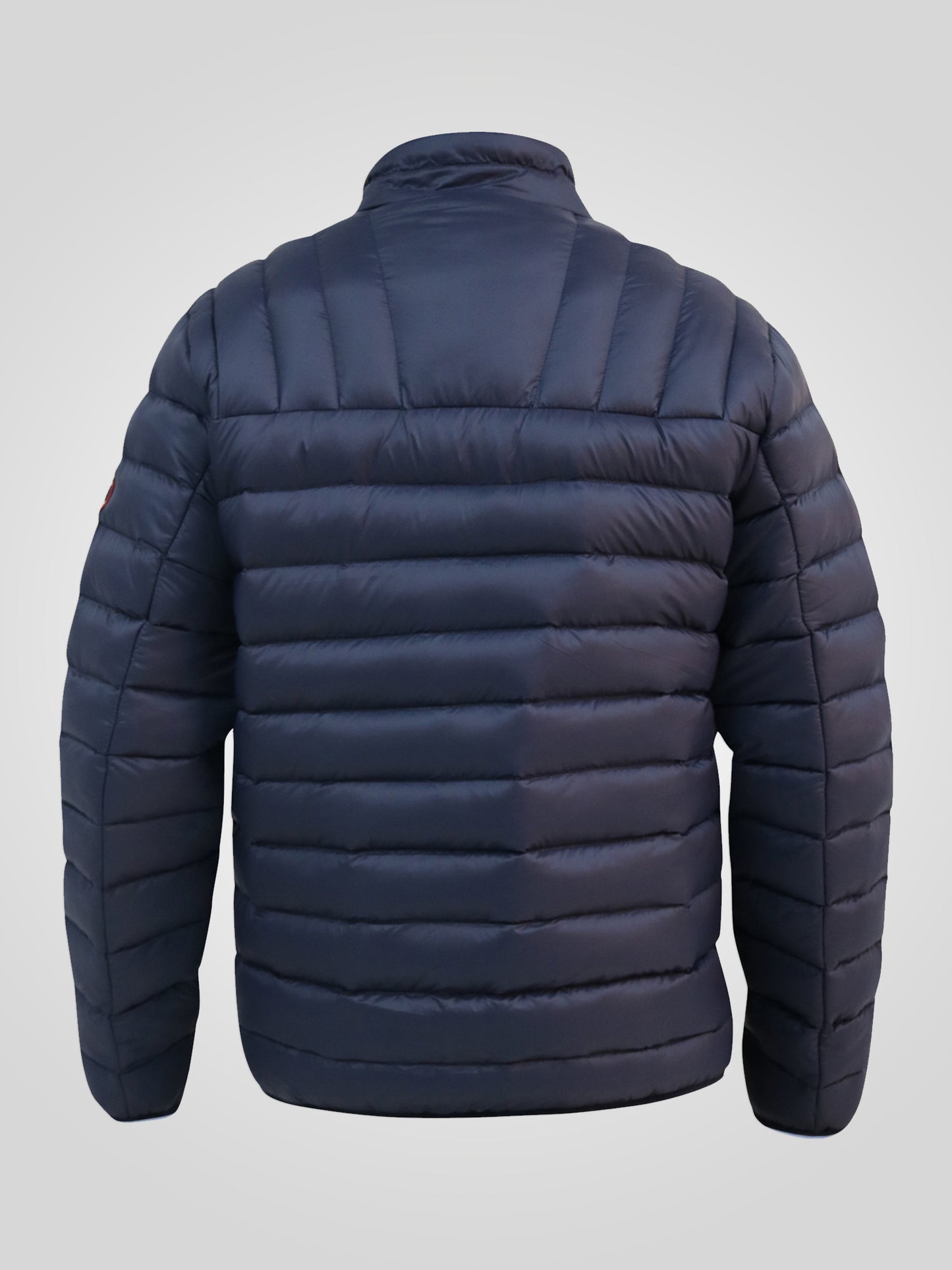 LIMEHOUSE 1 -D555 Navy Blue Puffer Jacket with Sleeve Patch