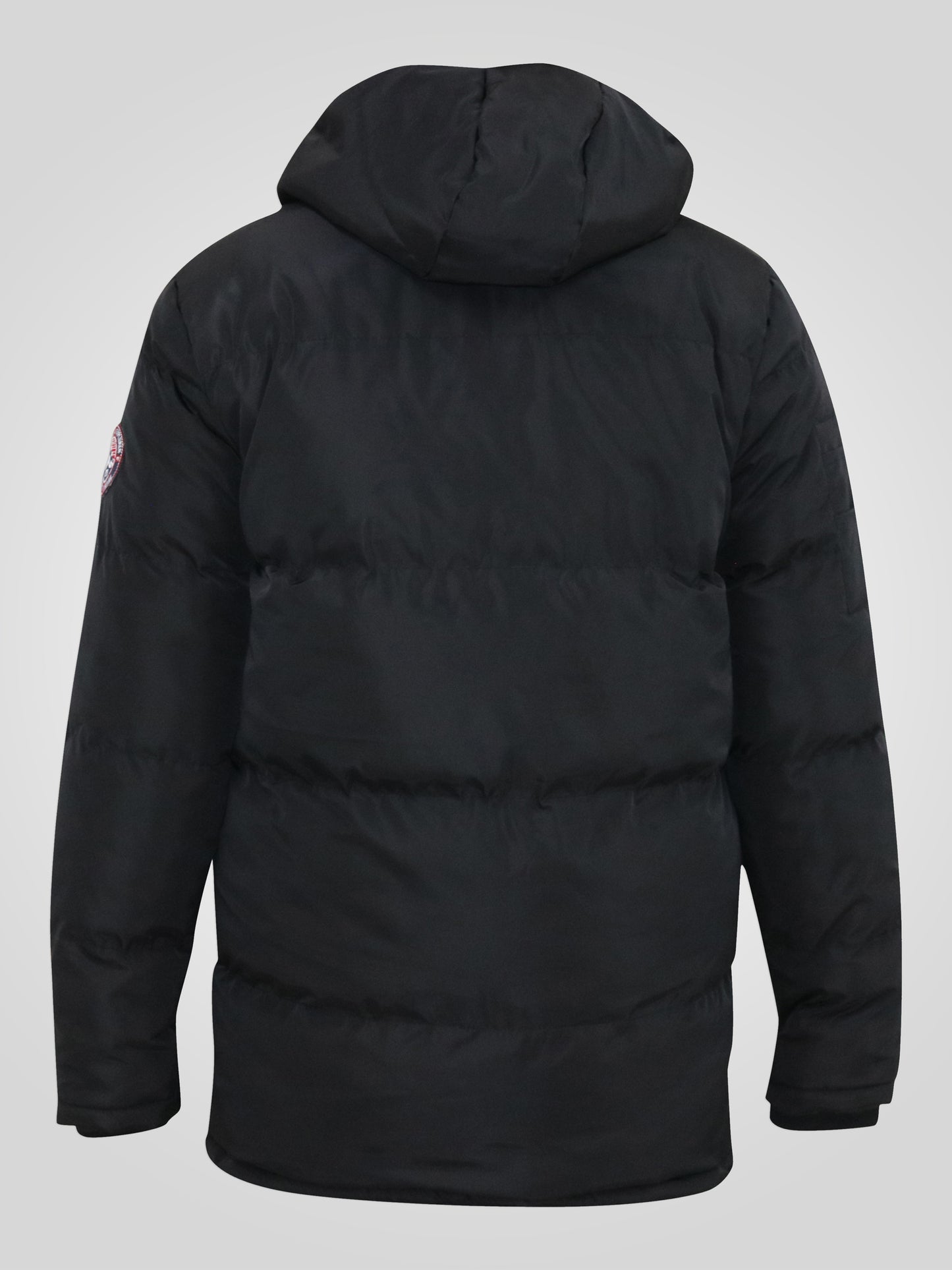 CLAYDON -D555 Black Quilted Parka Jacket