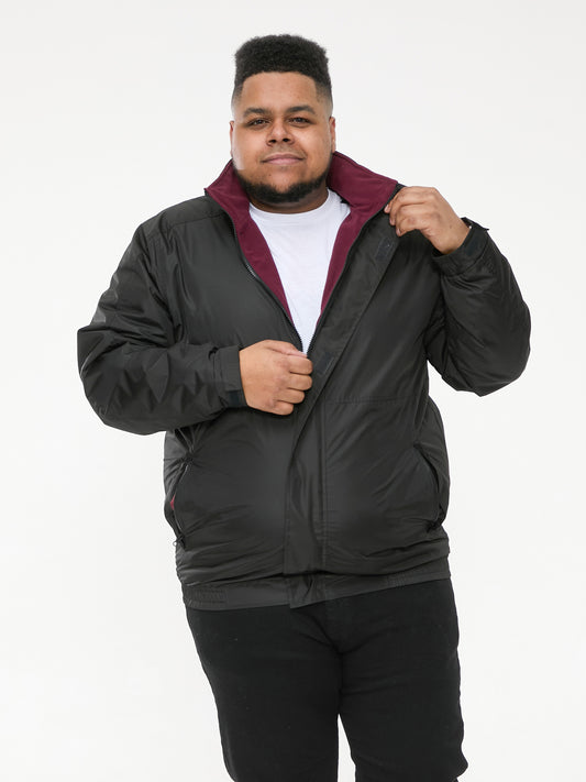 RUDY -D555 Black Showerproof Fleece Lined Jacket