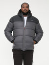WORRALL -D555 Charcoal Quilted Puffer Jacket