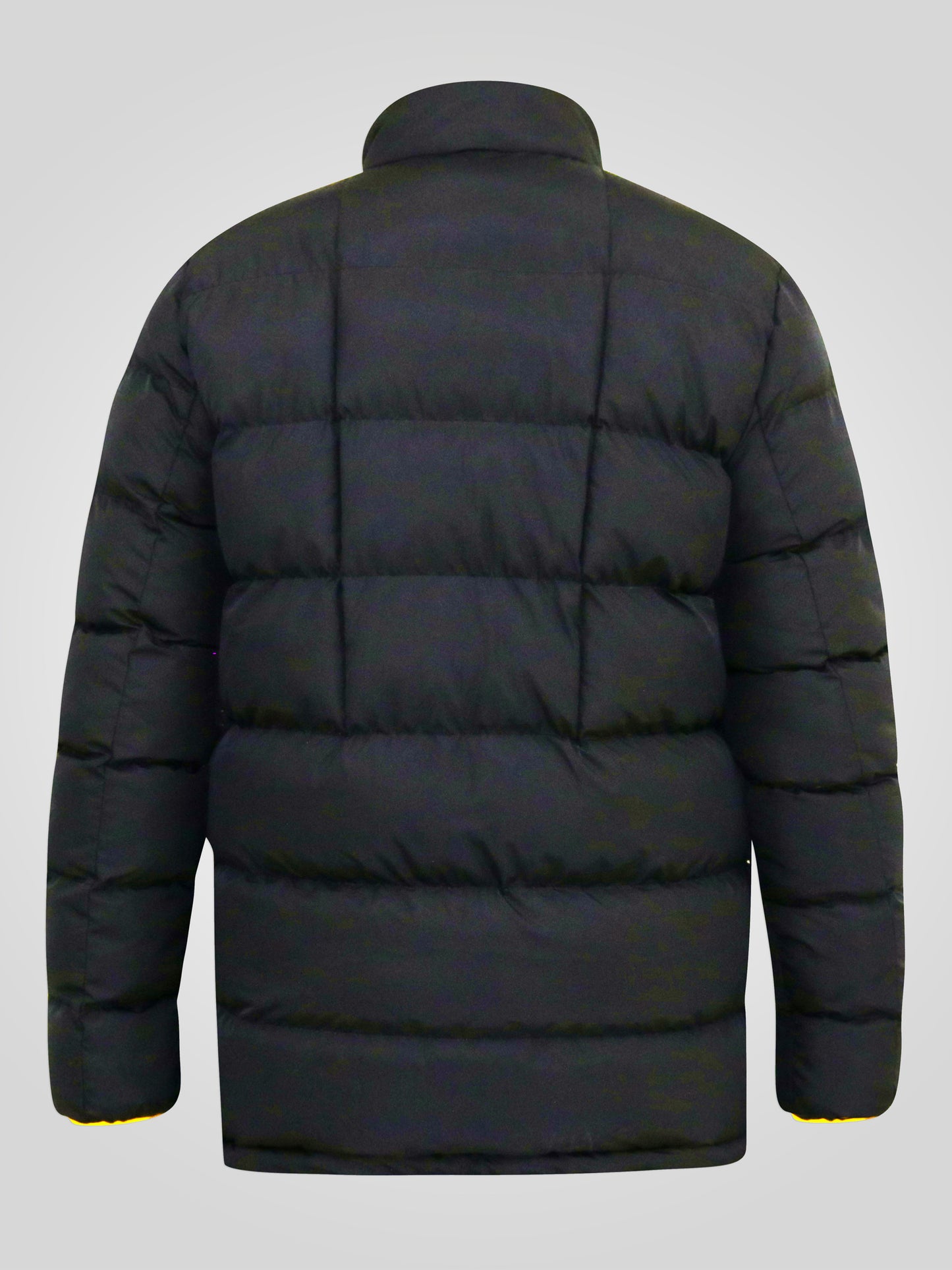 CRISTIANO -D555 Black Puffer Jacket with Binding On Cuffs