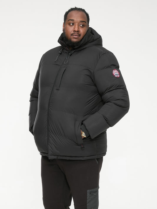 DOMENIC -D555 Black Quilted Puffer Jacket with Hood