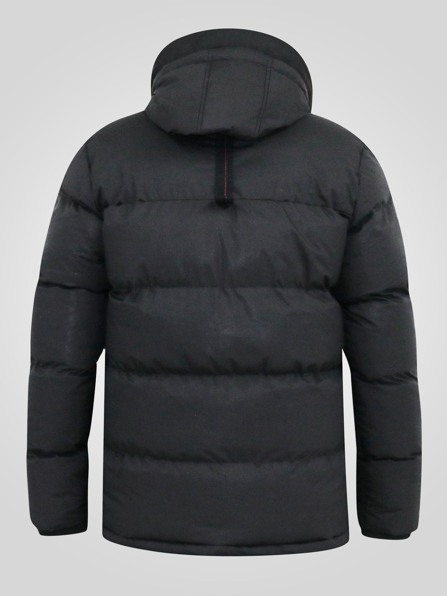 DOMENIC -D555 Black Quilted Puffer Jacket with Hood