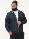 EALING-D555 Navy Blue Lightweight Zip Through Jacket with Zip Pockets