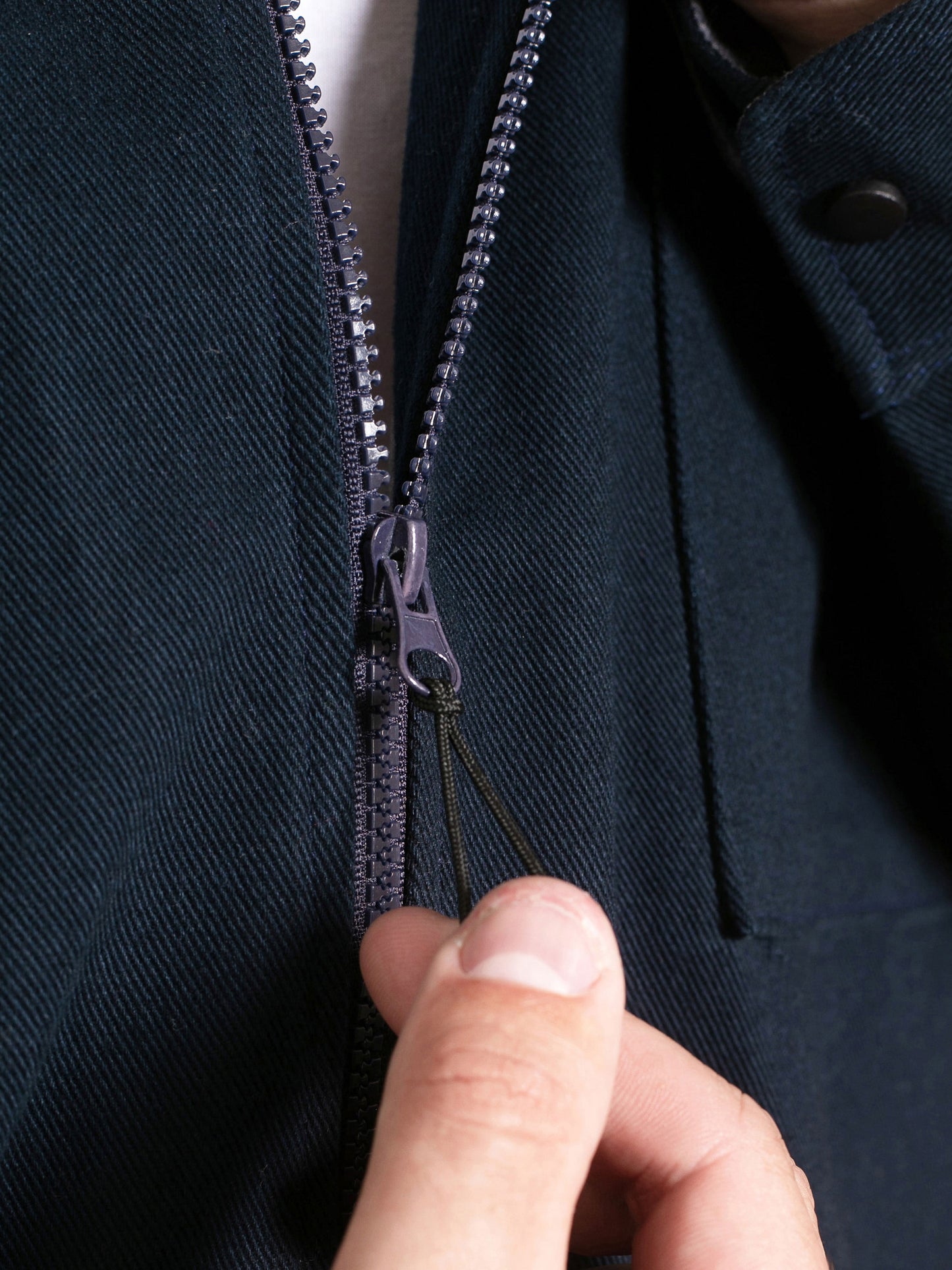 CLEVELEY -D555 Dark Navy Blue Heavy Shacket Overshirt
