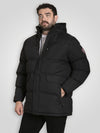 WOLVERHAMPTON -D555 Black Quilted Padded Jacket with Hood