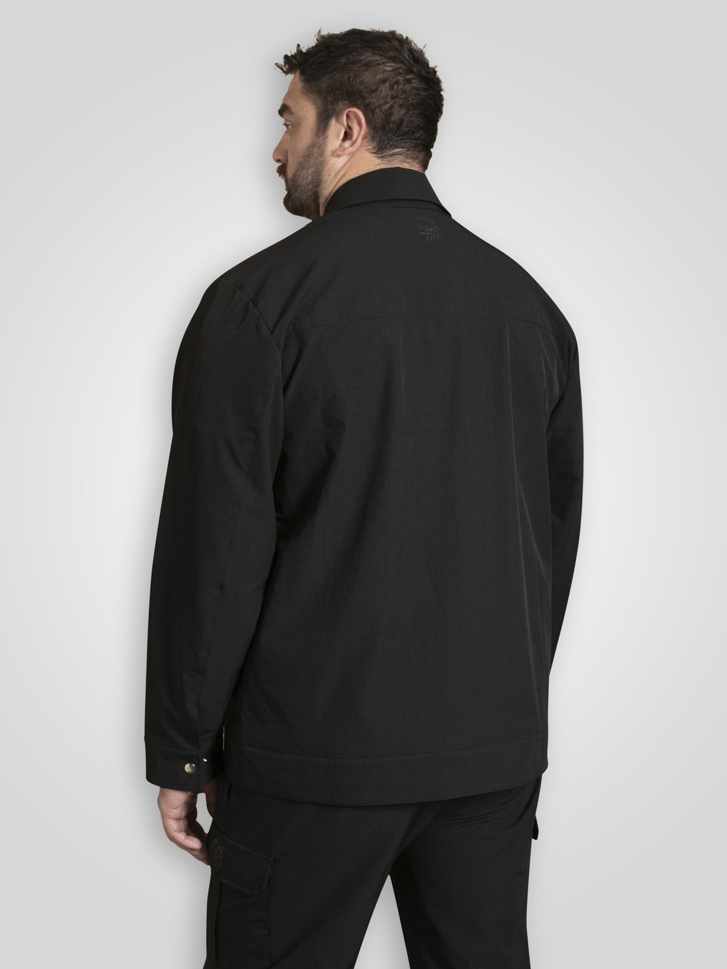WIMBLEDON -D555 Black Couture Stretch Zip Through Jacket