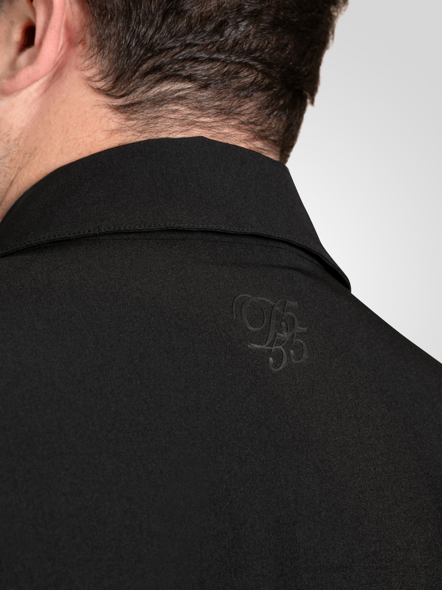 WIMBLEDON -D555 Black Couture Stretch Zip Through Jacket