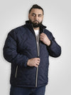 GAINSBOROUGH -D555 Navy Blue Puffer Jacket with Sherpa Lining