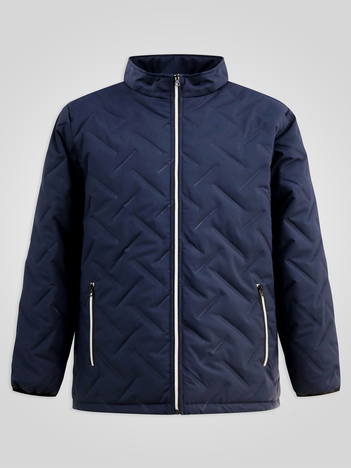 GAINSBOROUGH -D555 Navy Blue Puffer Jacket with Sherpa Lining