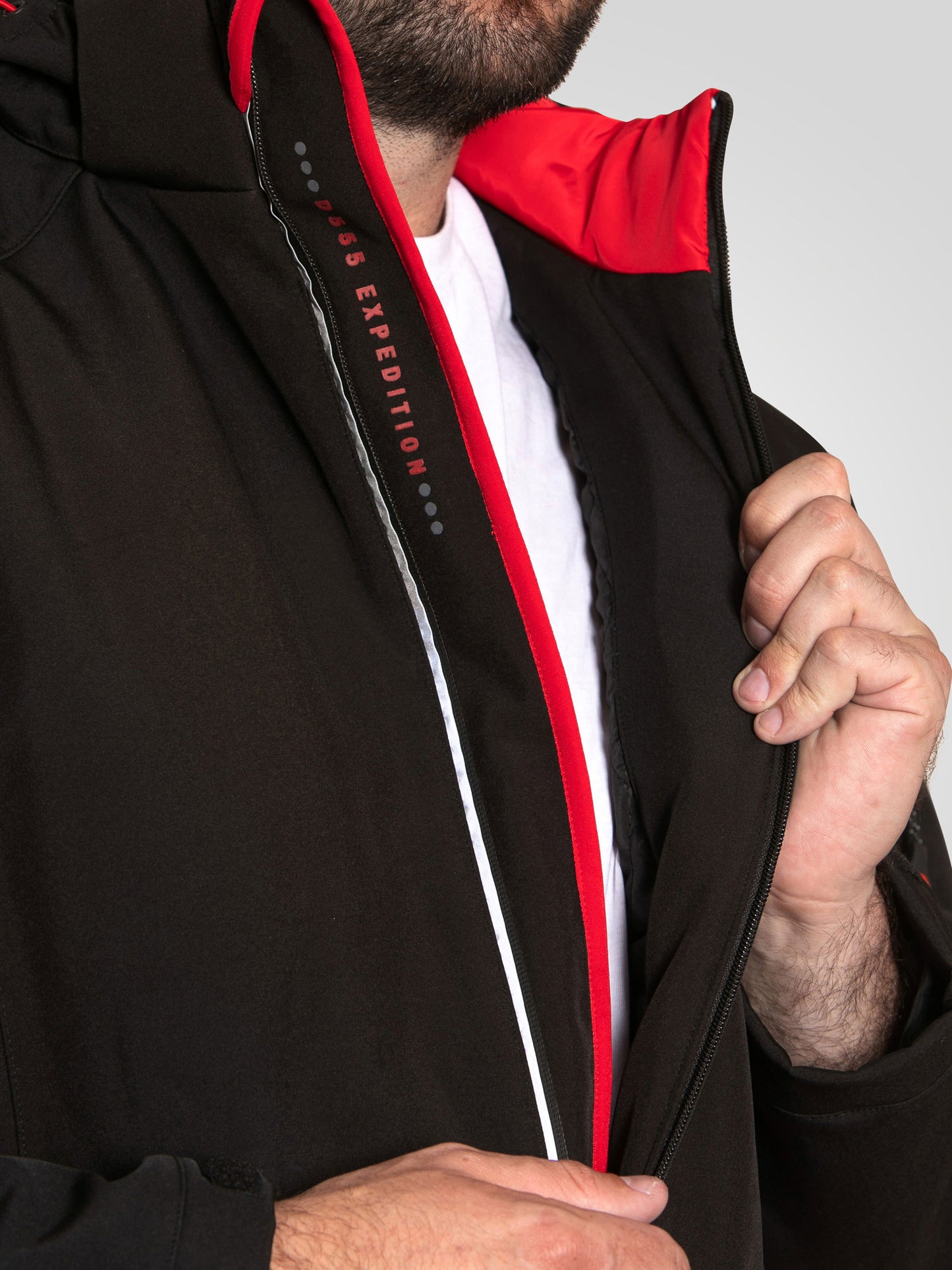 FRETWELL -D555 Black Padded Soft Shell Jacket
