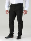 YARMOUTH -D555 Black Bi Stretch Trouser with Flexible Waistband