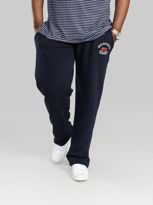 SALTASH 1 -D555 Navy Blue Embroidery and Print Logo Jogger