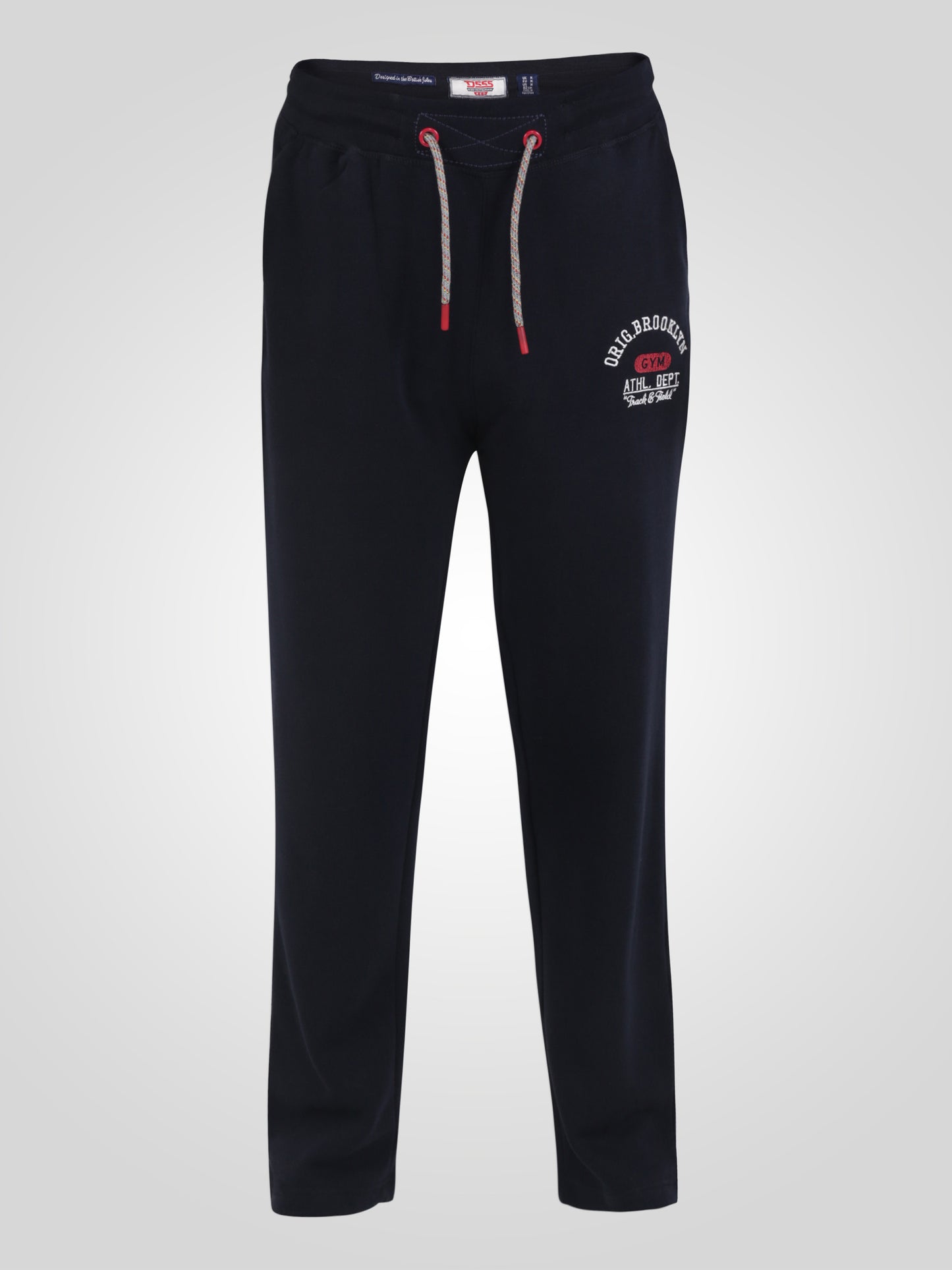 SALTASH 1 -D555 Navy Blue Embroidery and Print Logo Jogger