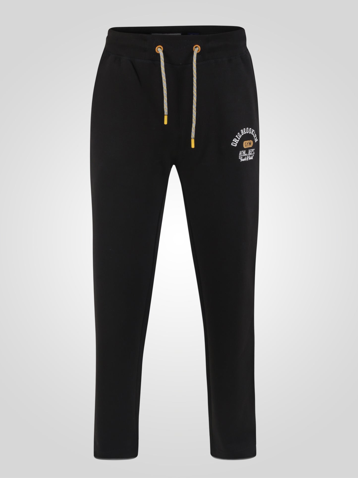 SALTASH 2 -D555 Black Embroidery and Print Logo Jogger