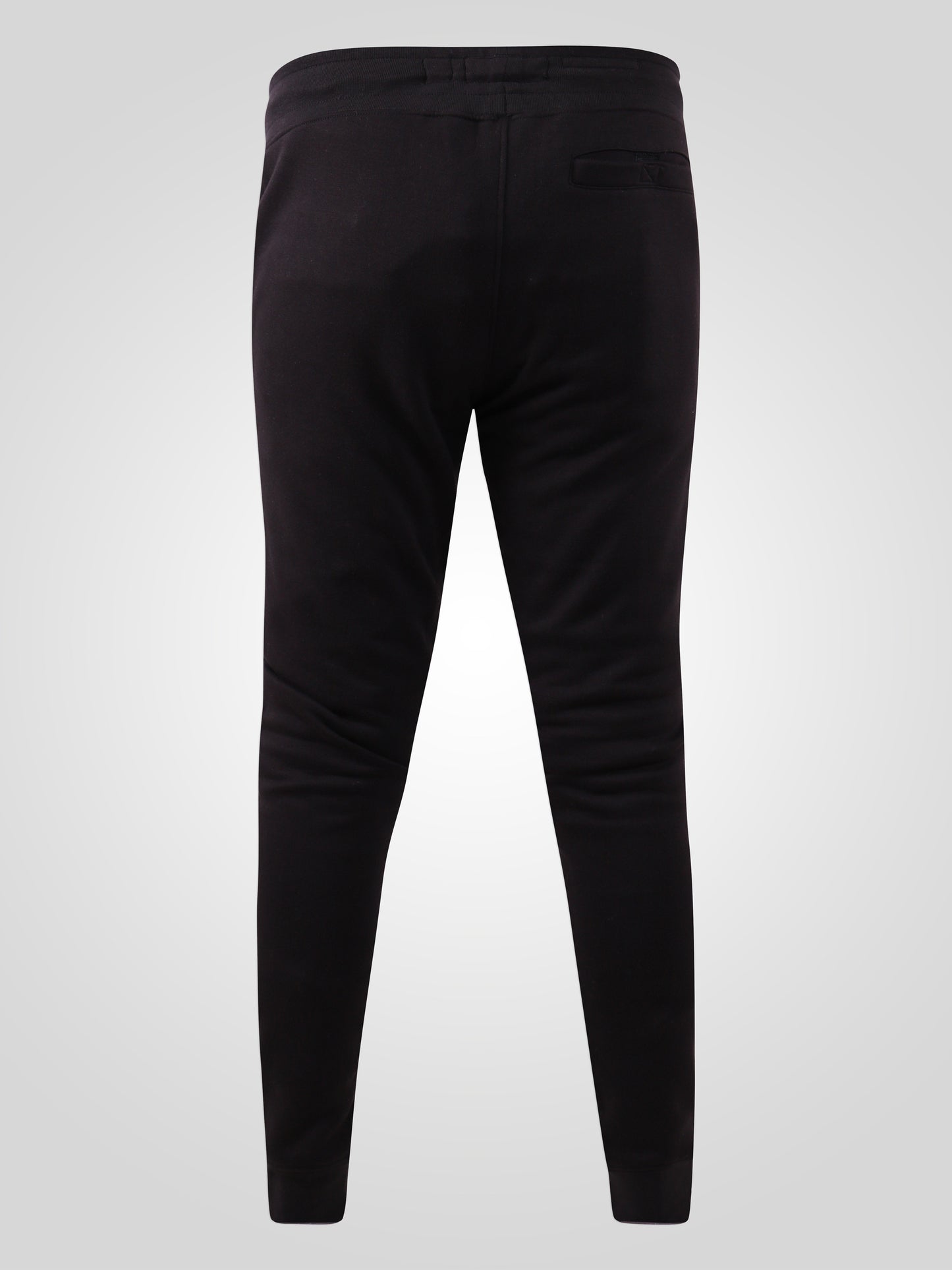 BUCKINGHAM -D555 Black D555 Cuffed Jogger with Side Pockets