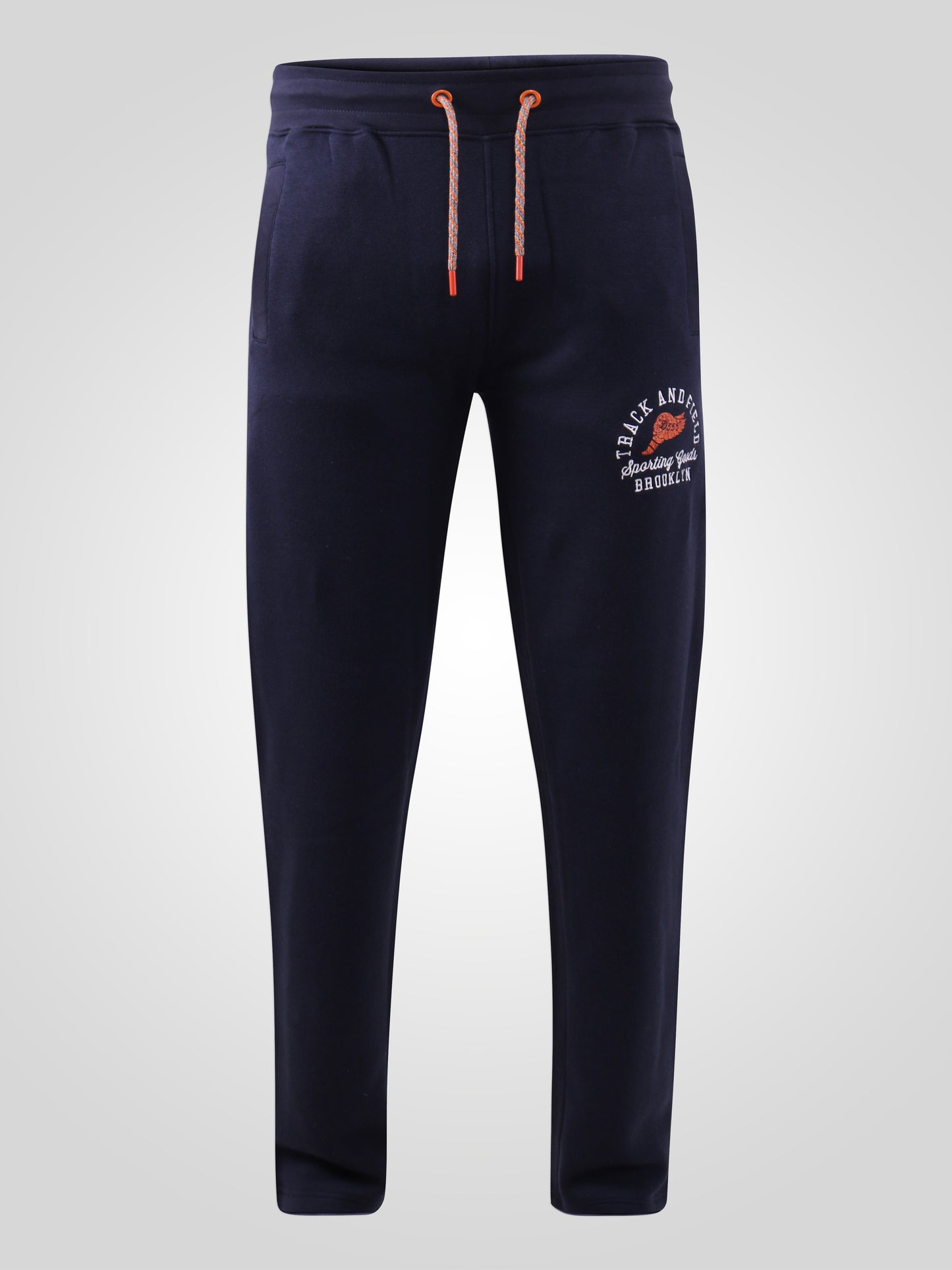 CHILWORTH 2 -D555 Navy Blue Open Hem Jogger with Logo