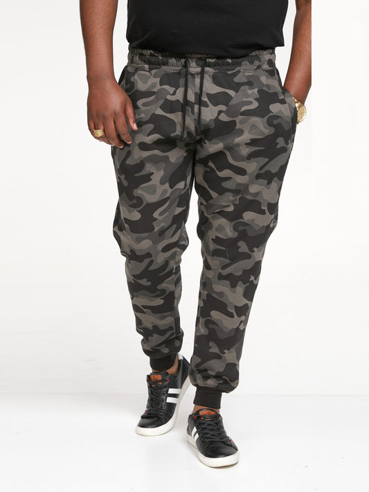 CHARNDON -D555 Green Camouflage All Over Print Camo Cuff Joggers