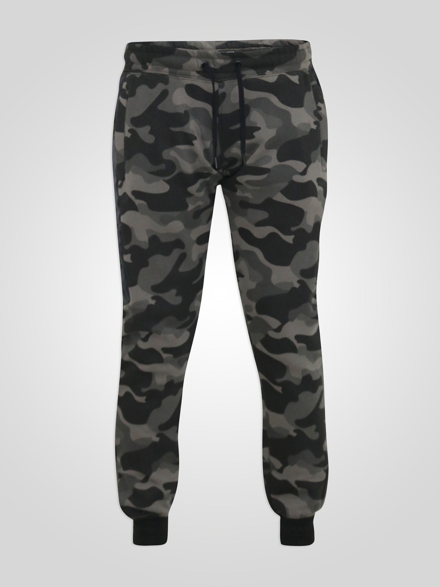 CHARNDON -D555 Green Camouflage All Over Print Camo Cuff Joggers