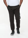 COTGRAVE -D555 Black Couture Elasticated Waistband Jogger with Woven Trim