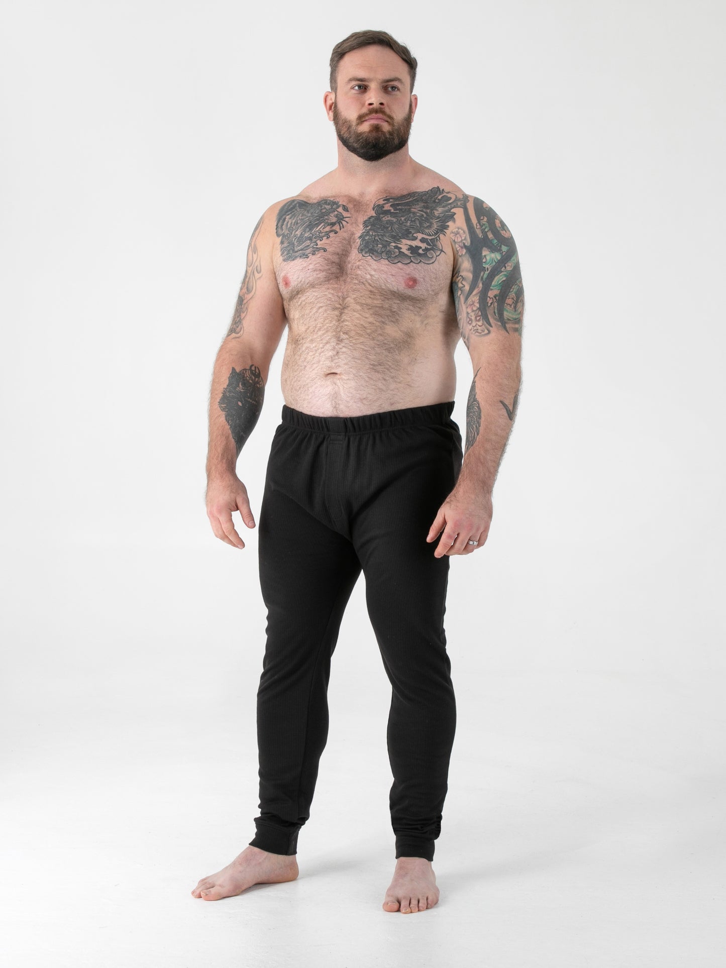 BOSTON -D555 Black Thermal Long Johns
