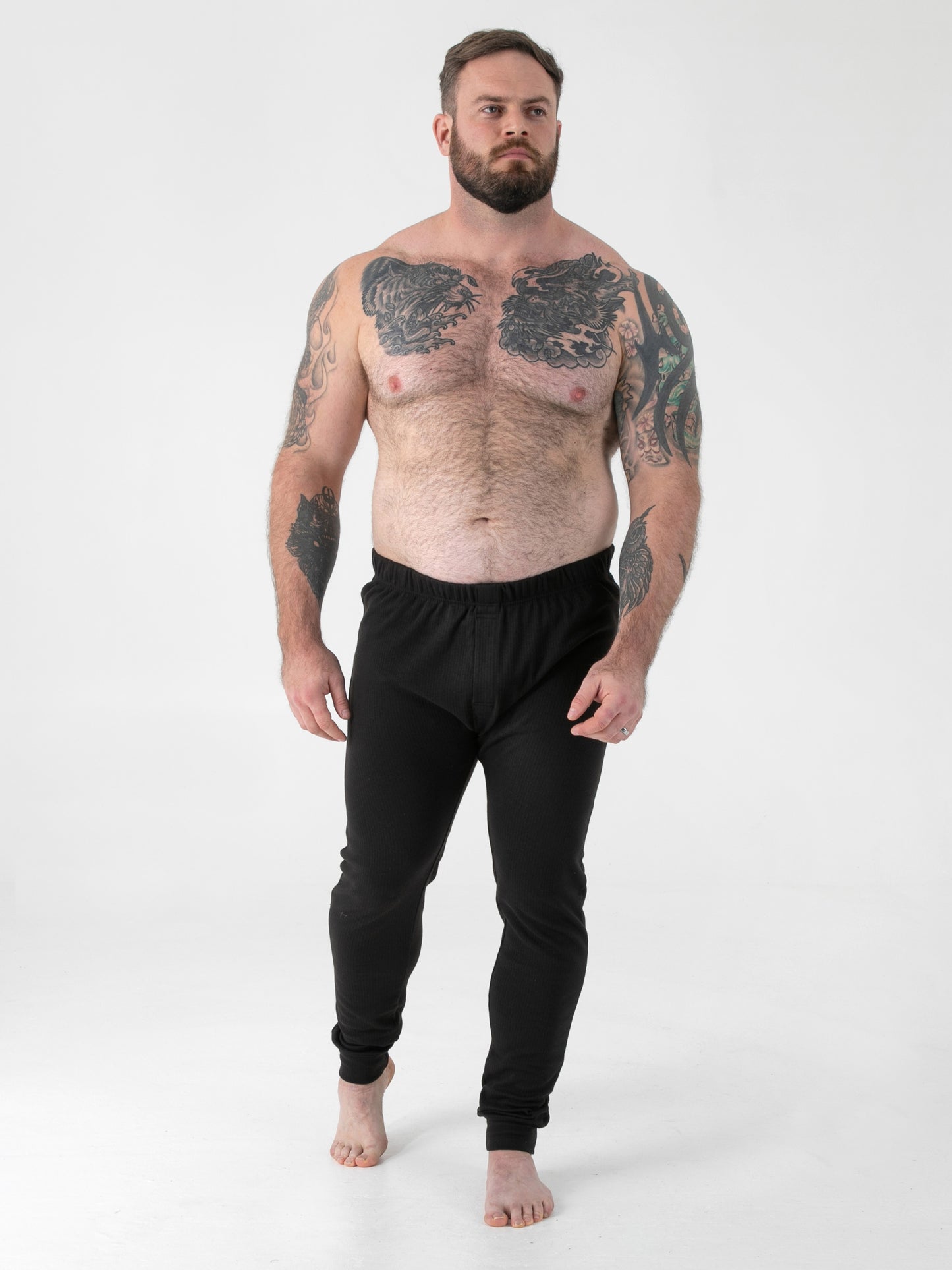 BOSTON -D555 Black Thermal Long Johns