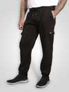EDINBURGH 1 -D555 Black Cargo Pocket Joggers