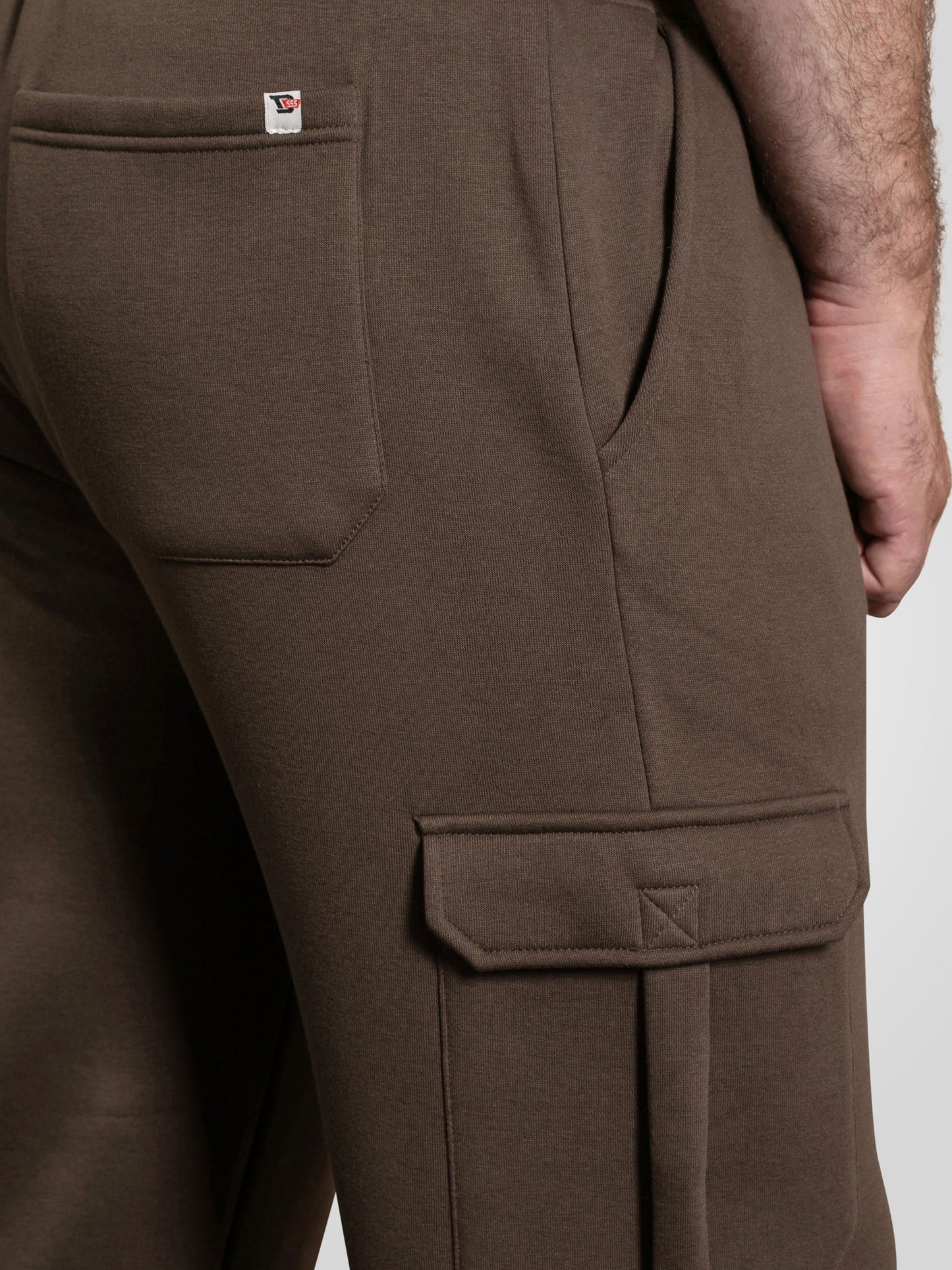 EDINBURGH 2 -D555 Khaki Green Cargo Pocket Joggers