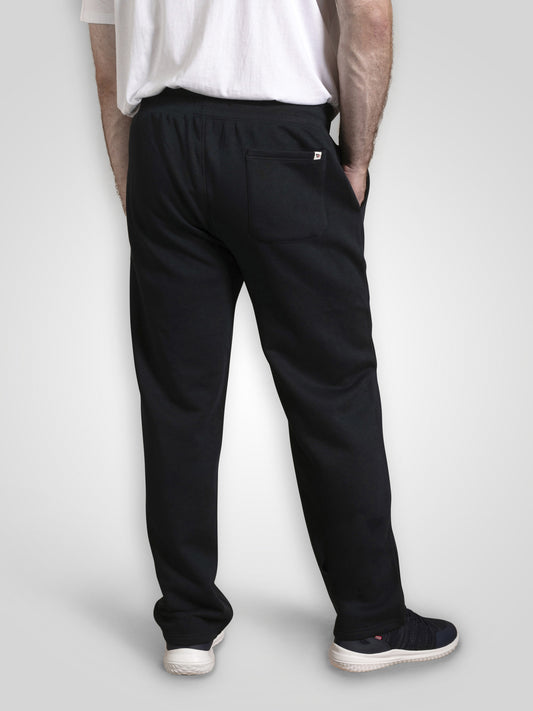 BRIDGEND -D555 Navy Blue Open Hem Jogger with Apparel Supplies Logo