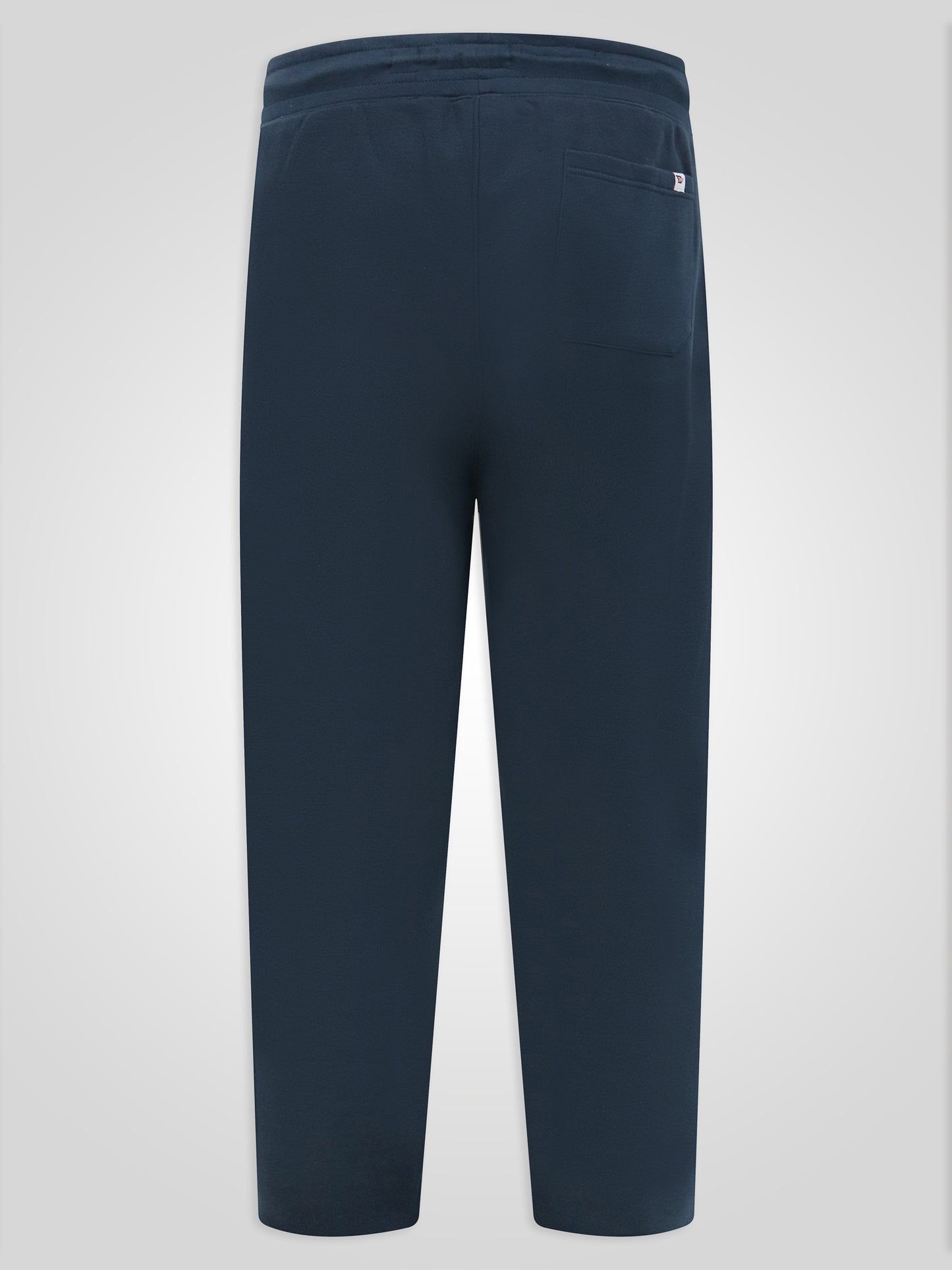 BRIDGEND -D555 Navy Blue Open Hem Jogger with Apparel Supplies Logo