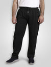 KINGSWOOD -D555 Dark Navy Blue Couture Open Hem Jogger with Pin Tuck Front