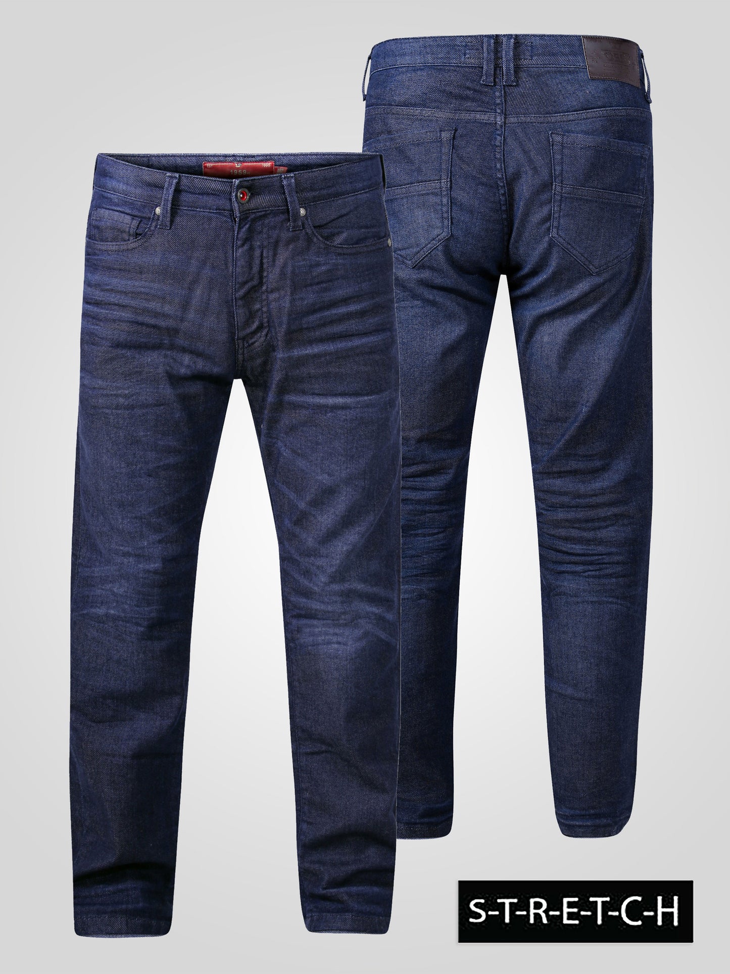 IMPALA -D555 Dark Blue Dark Stretch Denim Jeans