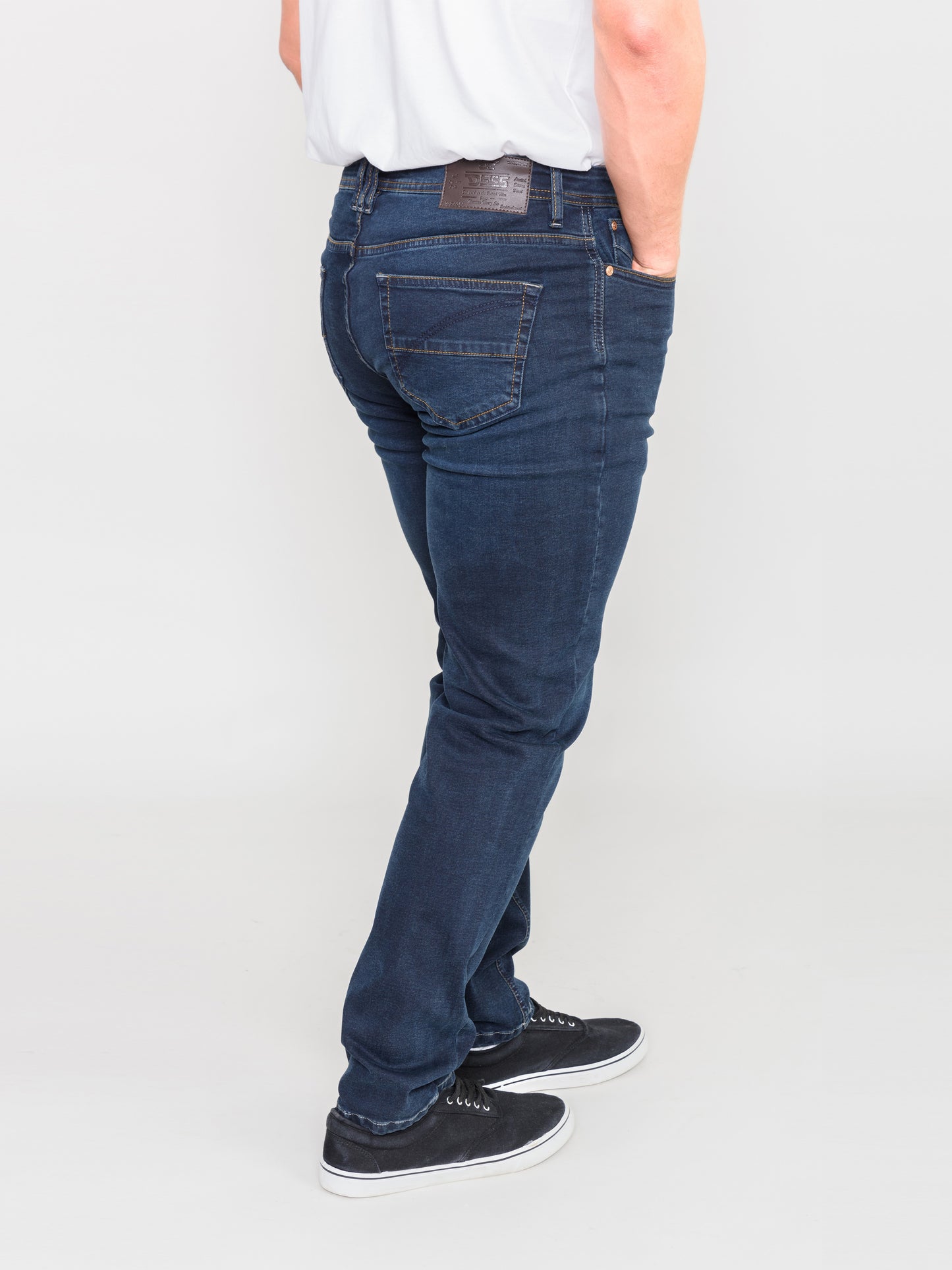 SPRINGFIELD -D555 Dark Navy Blue Wash Stretch Denim Jeans