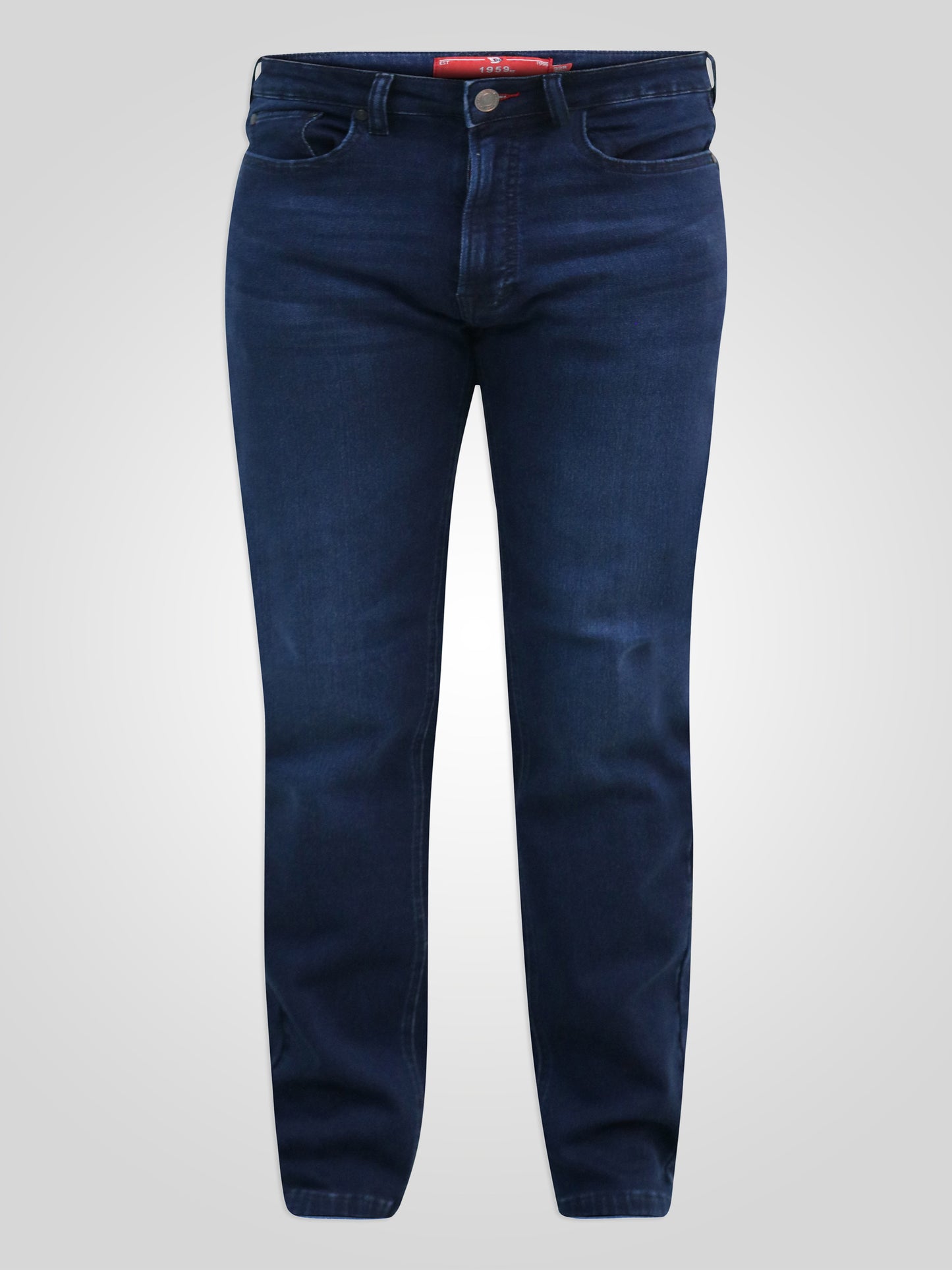 PUTNEY -D555 Dark Blue Wash Super Stretch Knitted Denim Jeans