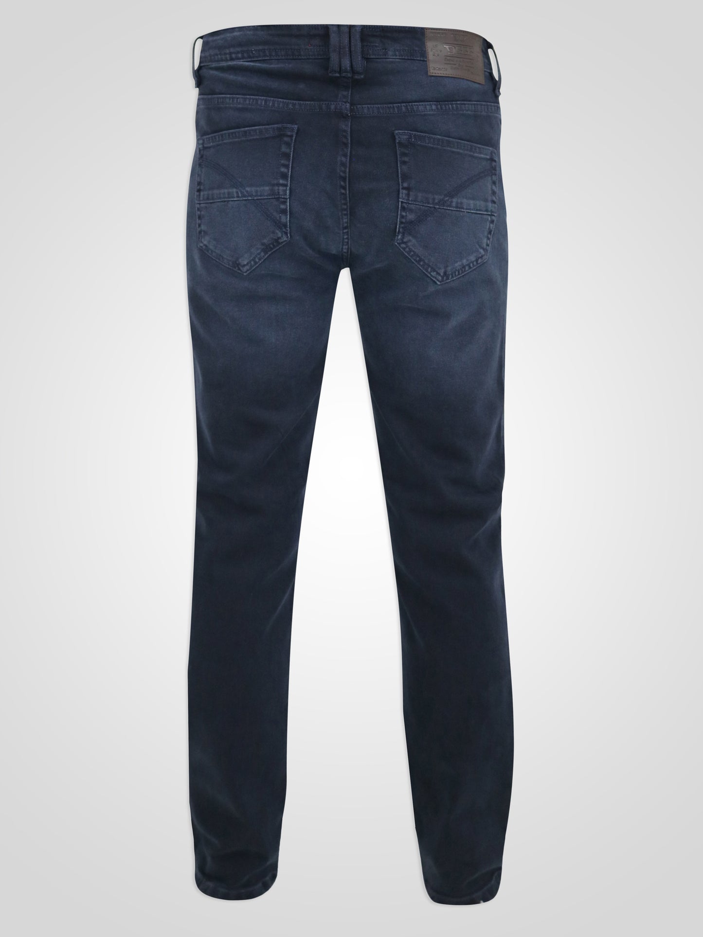 HOCKLIFFE -D555 Dark Blue Wash Dark Wash Stretch Denim Jeans