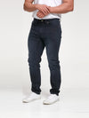 HOCKLIFFE -D555 Dark Blue Wash Dark Wash Stretch Denim Jeans