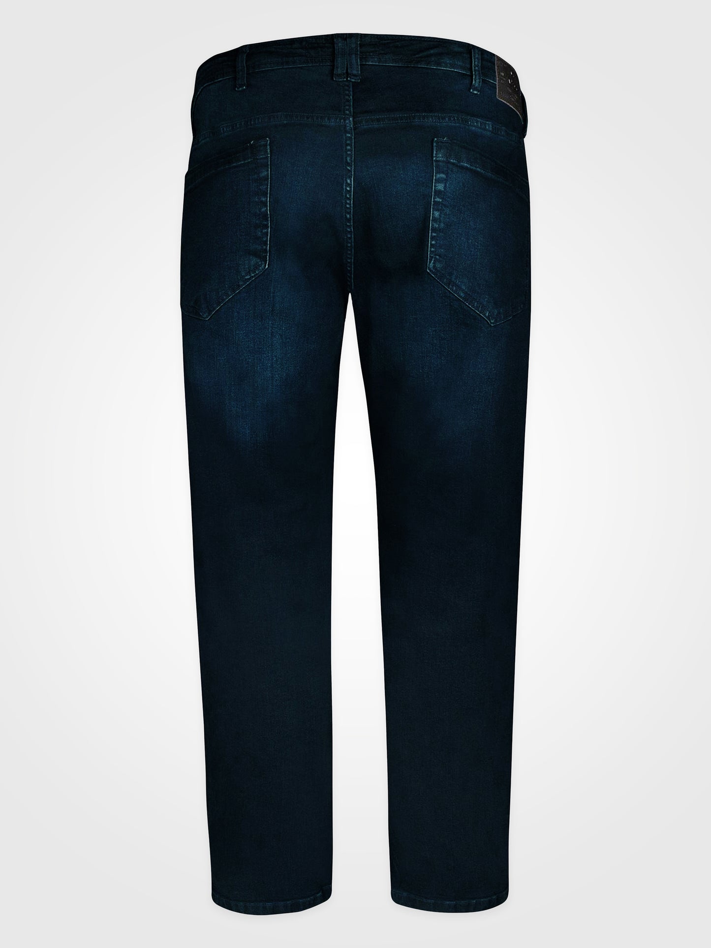 DANIEL -D555 Blue Black Tapered Fit Stretch Jeans