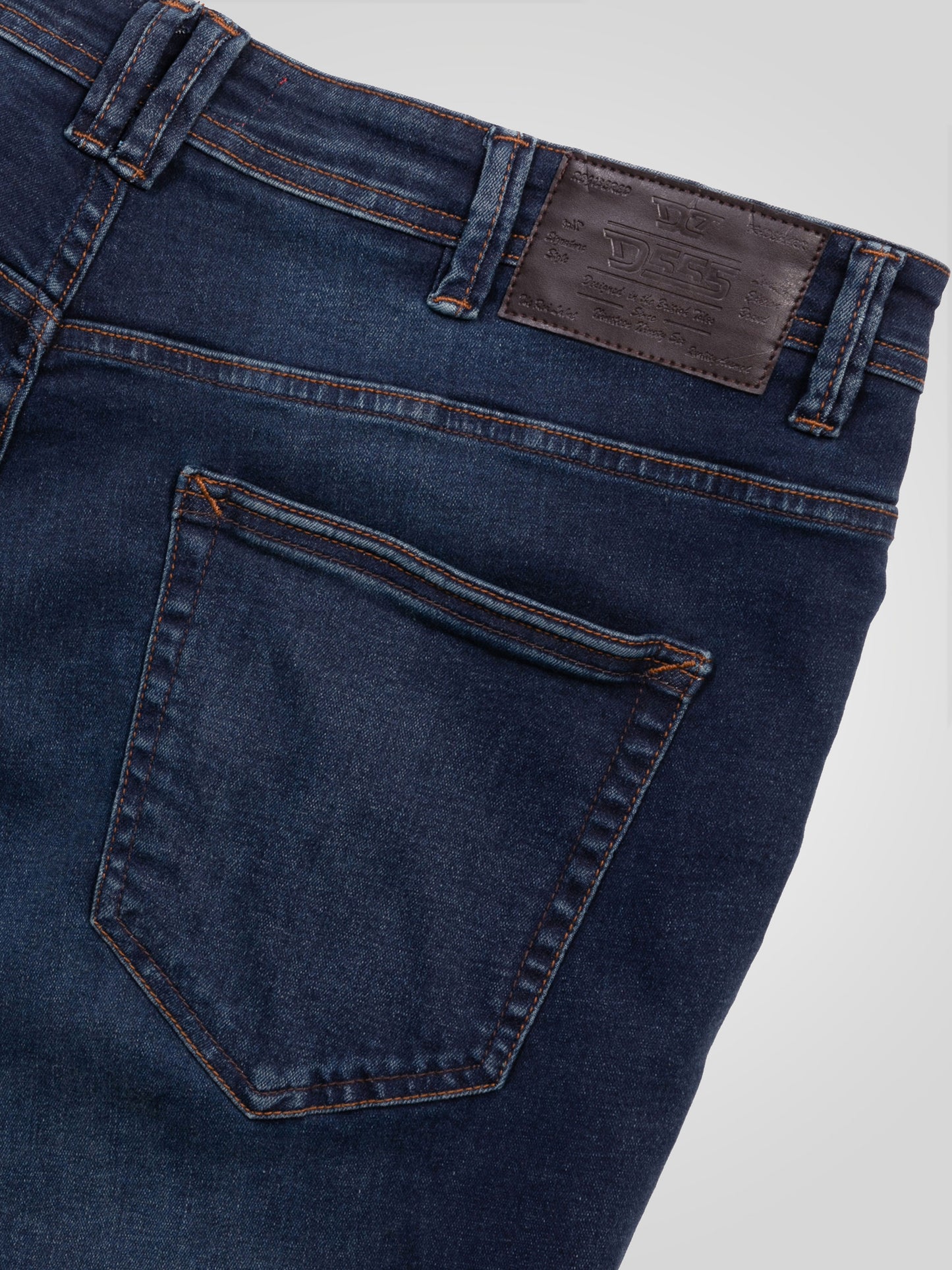 FOSTER-Straight Fit ULTRA FLEX Stretch Blue Stonewash Denim Jean