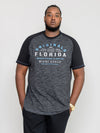 WHITFIELD-D555 Black Reno Florida Originals Raglan Sleeve Printed T-Shirt