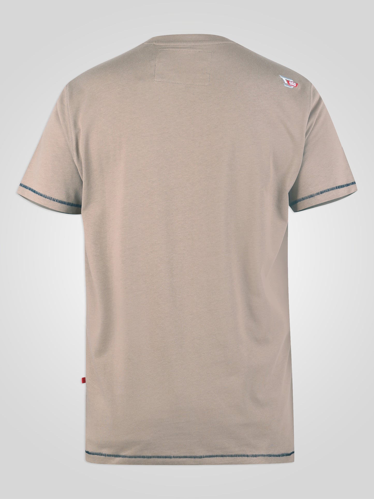RAMSGATE -D555 Taupe Brown Classic Motorbike Printed T-Shirt