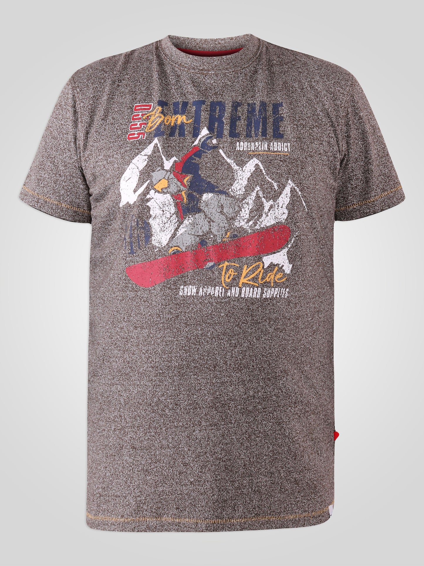 PADDINGTON -D555 Khaki Green Twist Extreme Ski Printed T-Shirt
