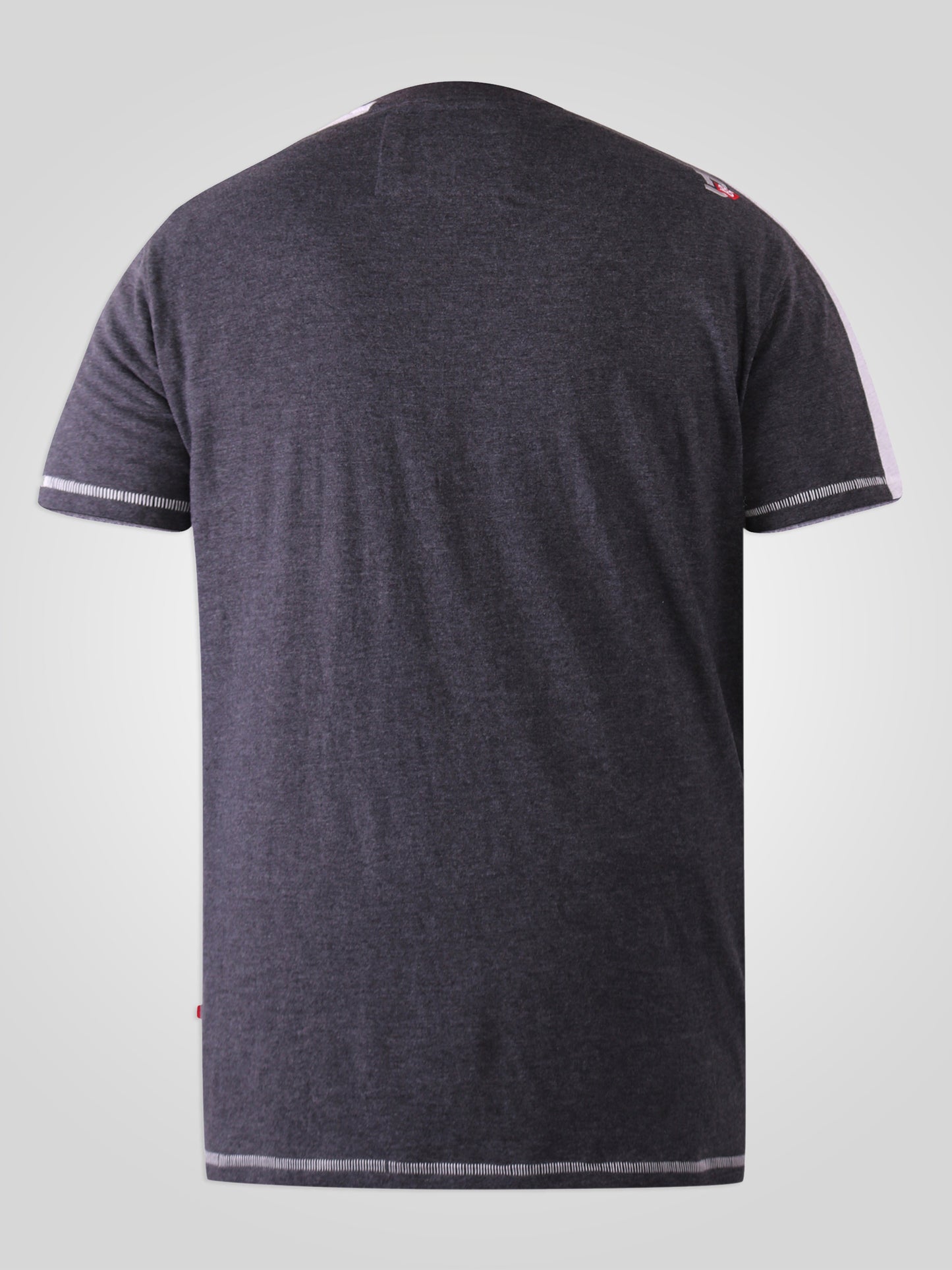 SOHO -D555 Charcoal Marl American Number Plate Printed T-Shirt