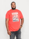 DALTON -D555 Red Official Licensed Coca-Cola Christmas Printed T-Shirt